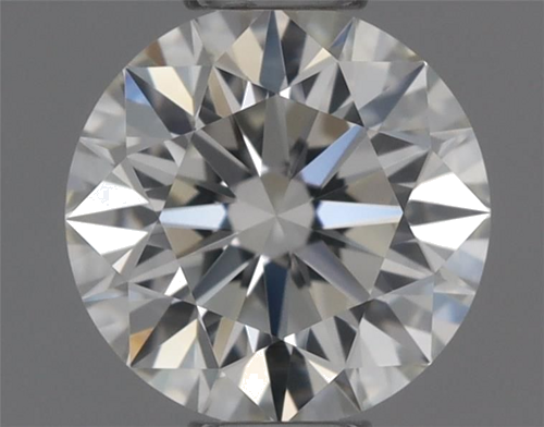 0.41 carat H-VVS1 Excellent cut Natūralus Round Deimantas (1)