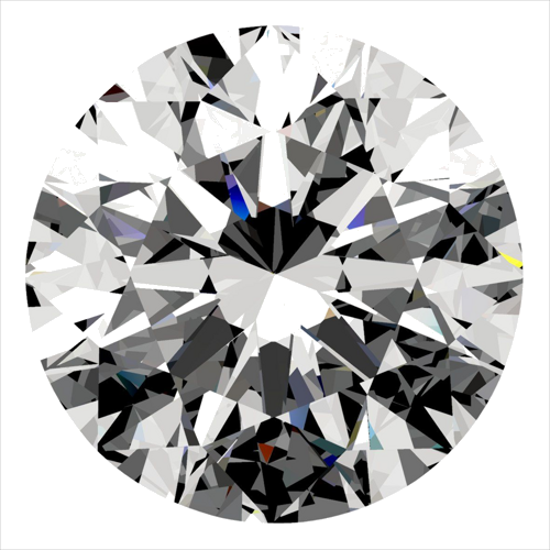 0.3 carat F-IF Excellent cut Natūralus Round Deimantas (1)