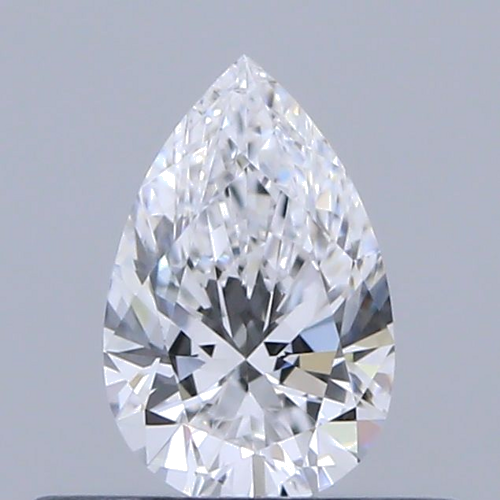 0.3 carat D-VVS2 Natūralus Pear Deimantas (1)