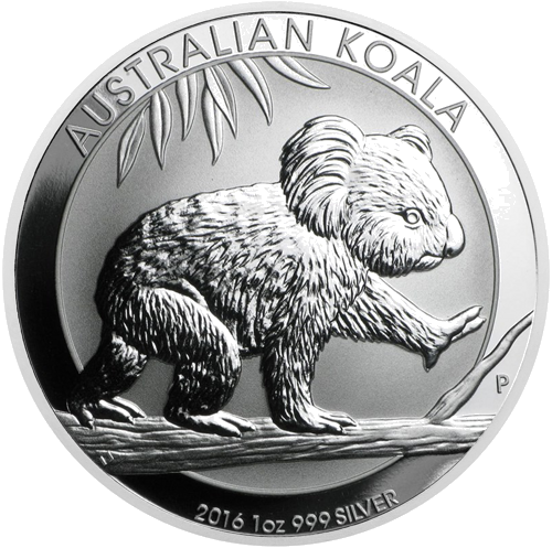 2016 Koala Australija 1 oz sidabrinė moneta (1)