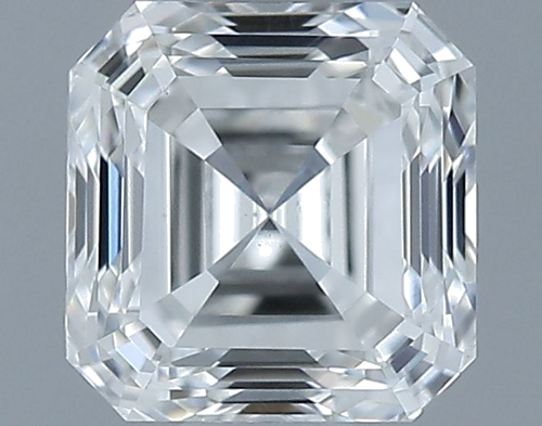 0.53 carat G-VS2 Natūralus Asscher Deimantas (1)
