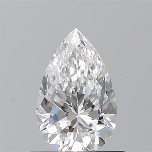0.7 carat D-VS1 Natūralus Pear Deimantas (1)