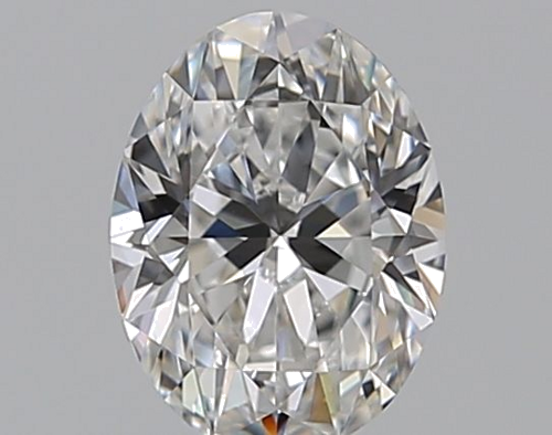 0.7 carat D-VVS2 Natūralus Oval Deimantas (1)