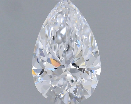 0.64 carat D-VVS1 Natūralus Pear Deimantas (1)