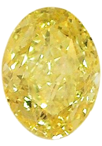 0.71 carat Fancy Yellow-VS2 Natūralus Oval Deimantas (1)