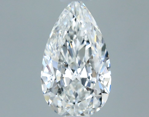 0.4 carat F-VVS1 Natūralus Pear Deimantas (1)
