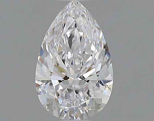 0.61 carat D-VVS1 Natūralus Pear Deimantas (1)