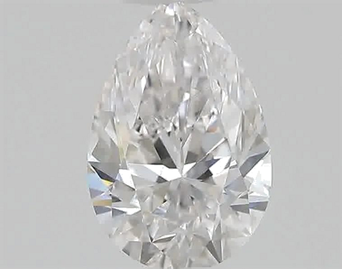 0.6 carat E-VVS1 Natūralus Pear Deimantas (1)