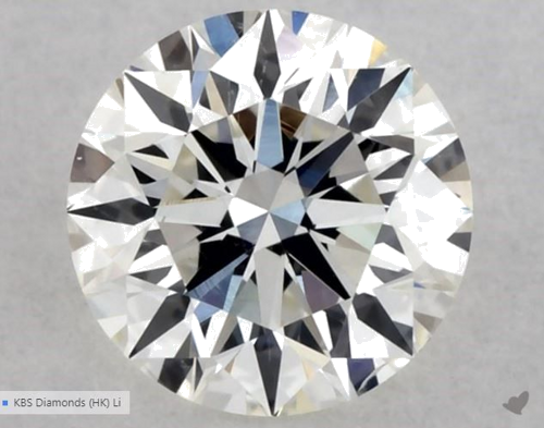 0.45 carat I-SI1 Excellent cut Natūralus Round Deimantas (1)