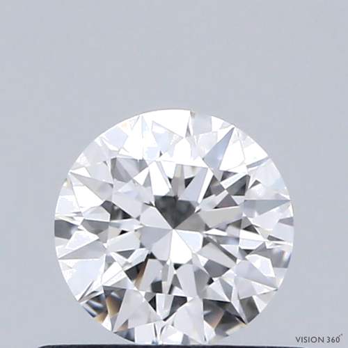0.52 carat F-IF Excellent cut Natūralus Round Deimantas (1)