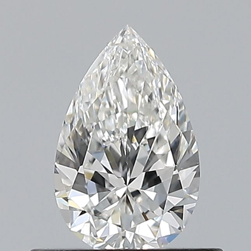 0.5 carat G-VS1 Natūralus Pear Deimantas (1)