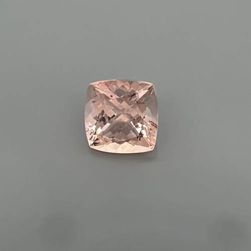 4.56 carat PINK Cushion Morganite (1)