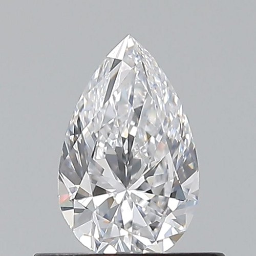 0.5 carat D-VVS2 Natūralus Pear Deimantas (1)