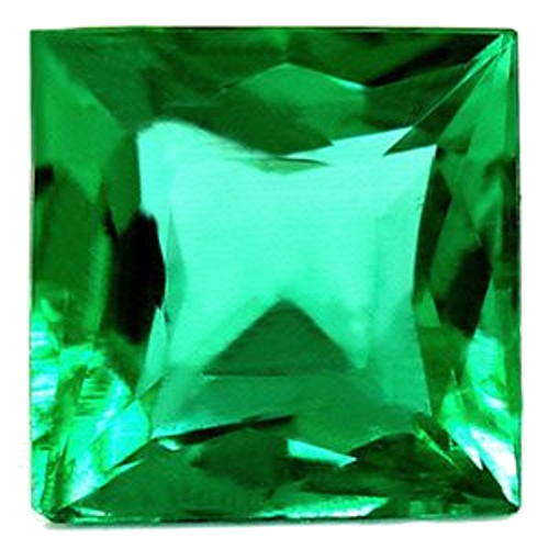 0.93 carat GREEN Square Smaragdas (1)