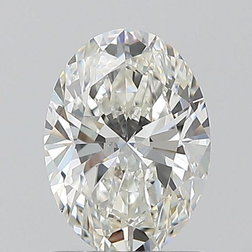 1.01 carat H-SI1 Natūralus Oval Deimantas (1)