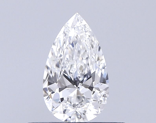 0.4 carat F-SI2 Natūralus Pear Deimantas (1)