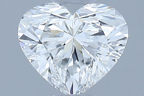 0.4 carat F-IF Natūralus Heart Deimantas (1)