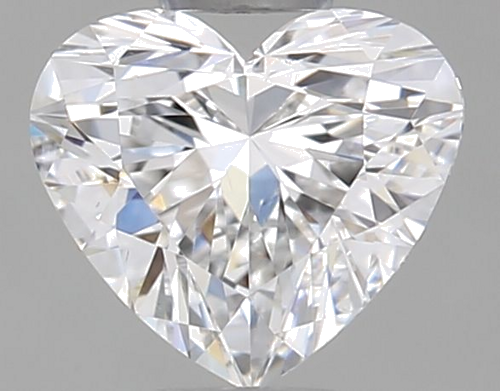 0.54 carat E-VS2 Natūralus Heart Deimantas (1)