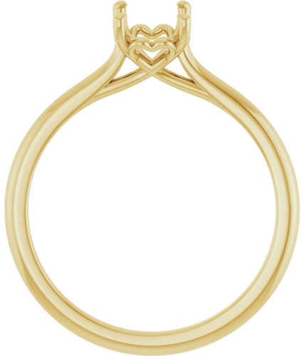 Sužadėtuvių Žiedas „Solitaire“ 14k yellow gold Emerald 7mm x 5mm (2)