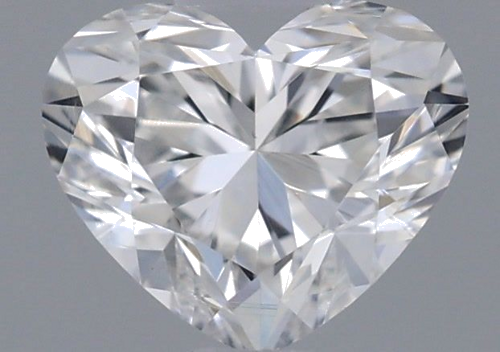0.5 carat E-VS2 Natūralus Heart Deimantas (1)