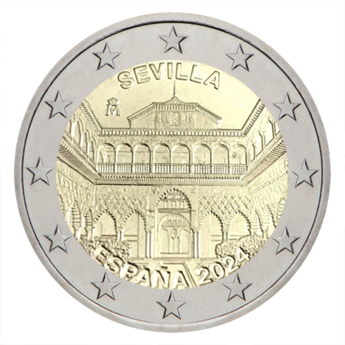 2024 Spain Architecture of Seville 2 euro coin (1)