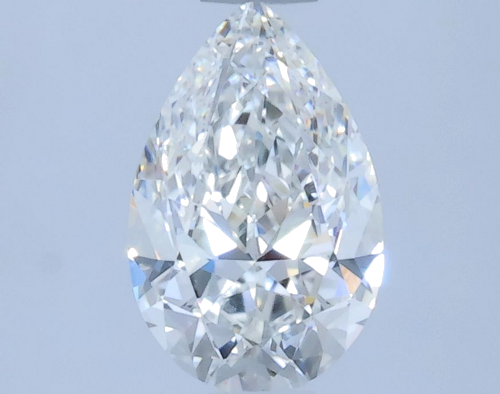 0.61 carat F-VS2 Natūralus Pear Deimantas (1)