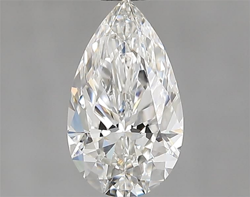 0.63 carat G-IF Natūralus Pear Deimantas (1)