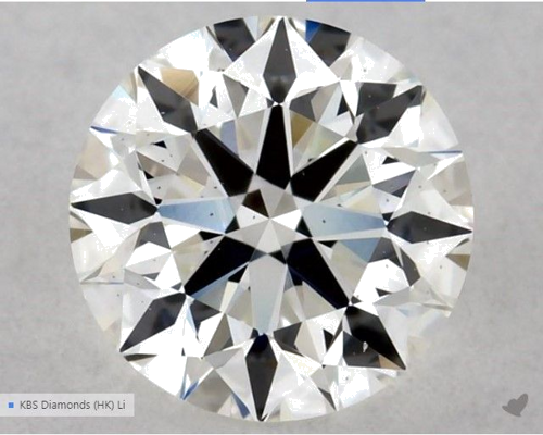 0.56 carat G-VS2 Excellent cut Natūralus Round Deimantas (1)