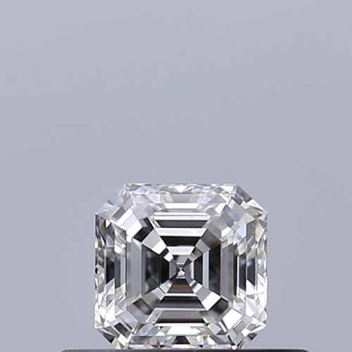 0.33 carat F-VVS1 Natūralus Asscher Deimantas (1)