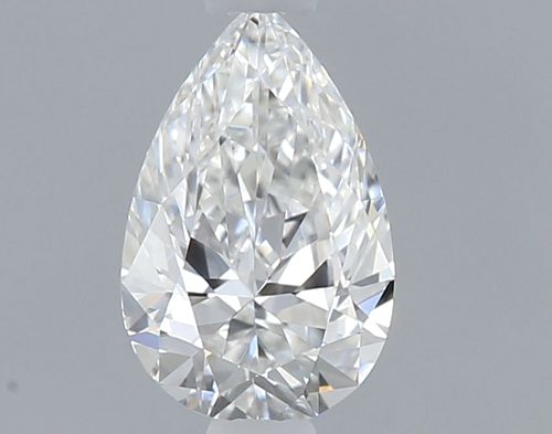 0.4 carat F-VVS1 Natūralus Pear Deimantas (1)