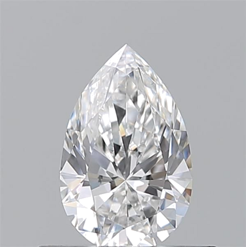 0.52 carat E-VVS2 Natūralus Pear Deimantas (1)