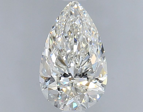 0.9 carat I-VS2 Natūralus Pear Deimantas (1)