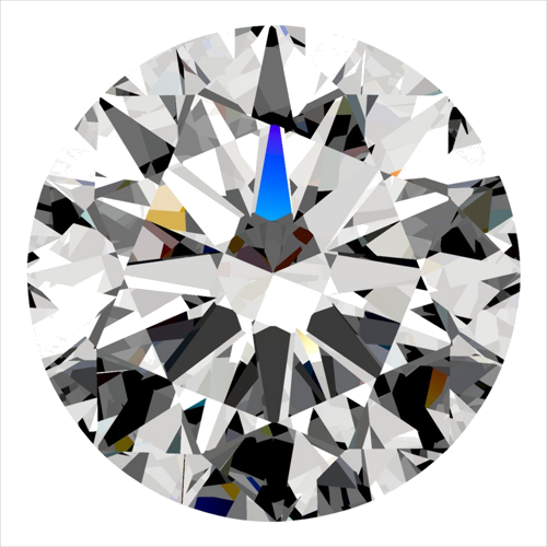 0.3 carat H-VS1 Excellent cut Natūralus Round Deimantas (1)