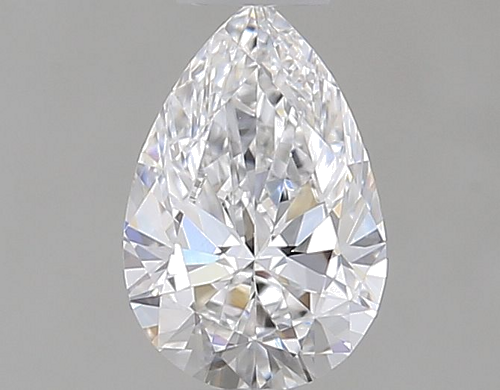0.3 carat D-VS1 Natūralus Pear Deimantas (1)