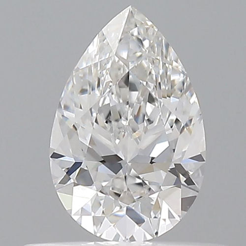 0.5 carat E-VS1 Natūralus Pear Deimantas (1)