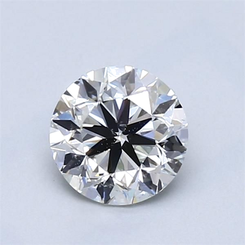 0.9 carat I-SI1 Very Good cut Natūralus Round Deimantas (1)