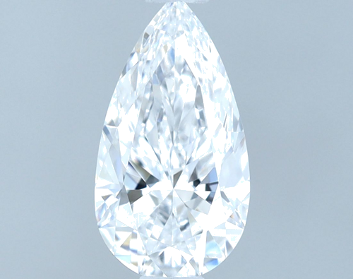 0.7 carat D-VS1 Natūralus Pear Deimantas (1)