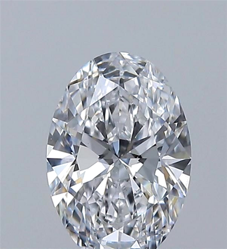 0.5 carat D-VS2 Natūralus Oval Deimantas (1)