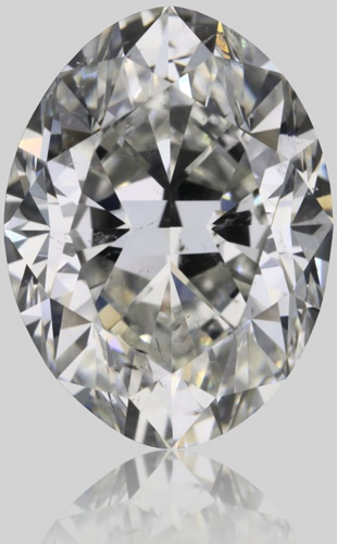 2.03 carat I-SI2 Natūralus Oval Deimantas (1)