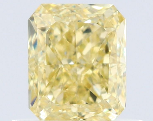 0.6 carat Fancy Yellow-VS2 Natūralus Radiant Deimantas (1)