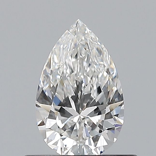 0.53 carat F-VVS1 Natūralus Pear Deimantas (1)