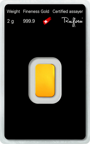 2 g Investīciju zelta stienis Argor-Heraeus (4)