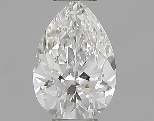 0.31 carat F-VVS2 Natūralus Pear Deimantas (1)