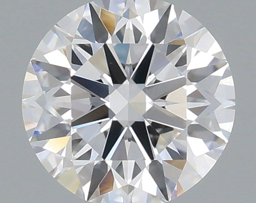 0.43 carat F-VVS1 Excellent cut Natūralus Round Deimantas (1)