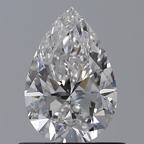 0.8 carat E-VS2 Natūralus Pear Deimantas (1)