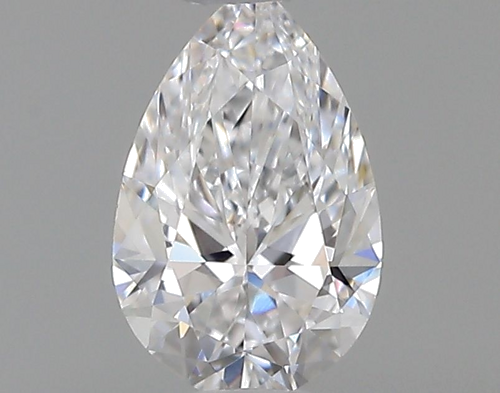 0.3 carat D-VS2 Natūralus Pear Deimantas (1)