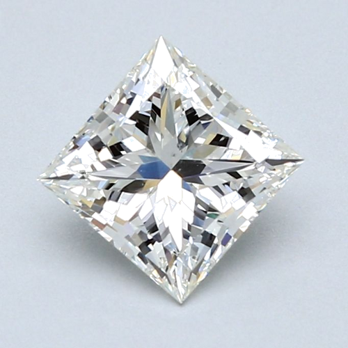 1.52 carat I-SI1 Natūralus Princess Deimantas (1)