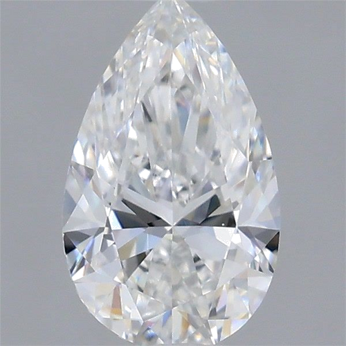 0.53 carat E-VS2 Natūralus Pear Deimantas (1)