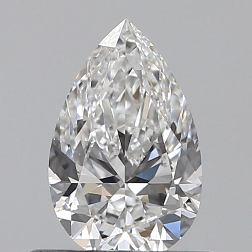 0.5 carat E-IF Natūralus Pear Deimantas (1)