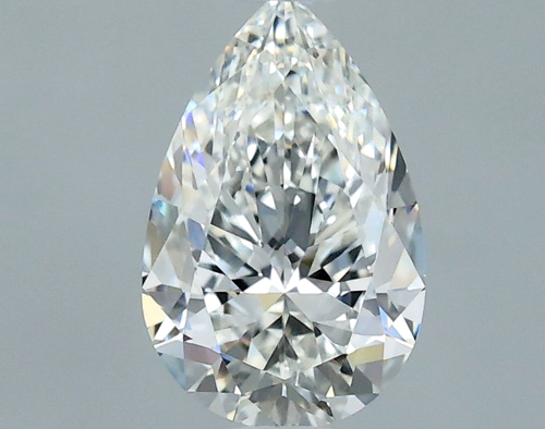 0.7 carat G-IF Natūralus Pear Deimantas (1)